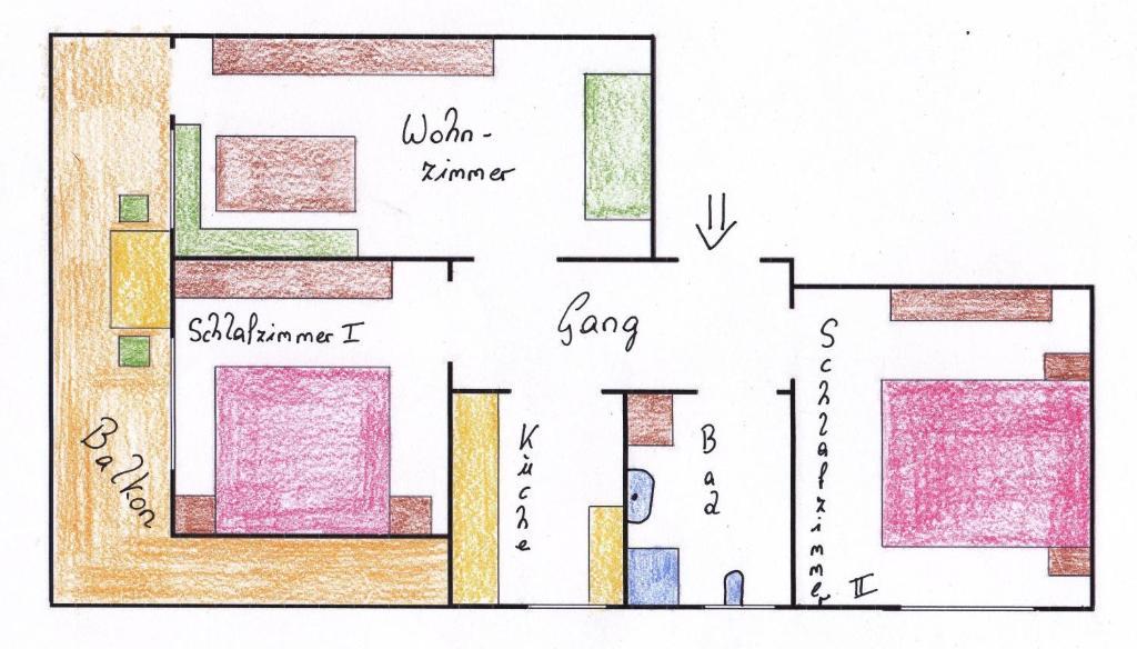 오버라우 Haus Moosanger 아파트 객실 사진